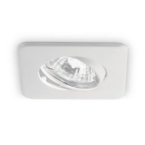 Ideallux Plafond inbouwspot Lounge, vierkant, wit