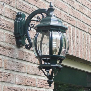 K.S. Verlichting Buitenwandlamp Andrew lantaarn opknoping, groen