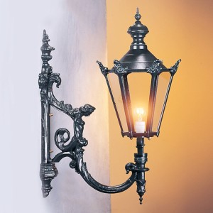 K.S. Verlichting Charles buitenwandlamp, zwart