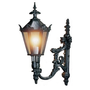 K.S. Verlichting Diana buitenwandlamp, zwart