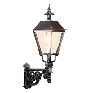 K.S. Verlichting Smaakvolle buitenwandlamp M43, zwart