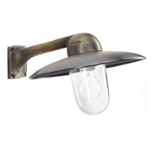 K.S. Verlichting Stabila buitenwandlamp messing/koper