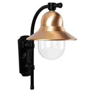 K.S. Verlichting Tijdloze buitenwandlamp Toscane, zwart