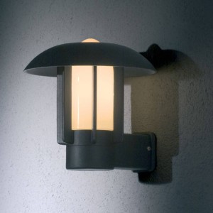 Konstsmide Aluminium buitenwandlamp HEIMDAL, zwart