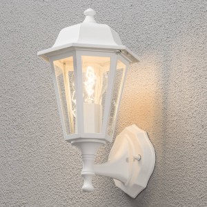 Konstsmide Bekoorlijke buitenwandlamp GRADO, wit