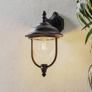 Konstsmide Klassieke buitenwandlamp PARMA hangend, zwart