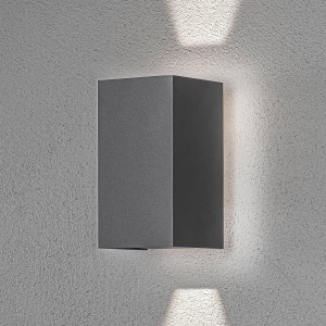 Konstsmide LED buiten wandlamp Cremona met achtergrondlicht