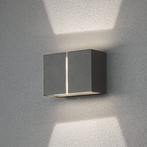 Konstsmide LED buiten wandlamp Pavia, donkergrijs