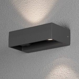 Konstsmide LED buitenwandlamp Monza antraciet