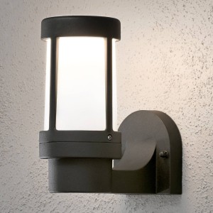 Konstsmide Modieuze buitenwandlamp Siena, zwart