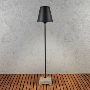 Konstsmide Terraslamp Lucca met aardspies, zwart