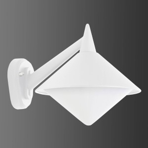 LCD Witte buitenwandlamp Liara – zeewaterbestendig