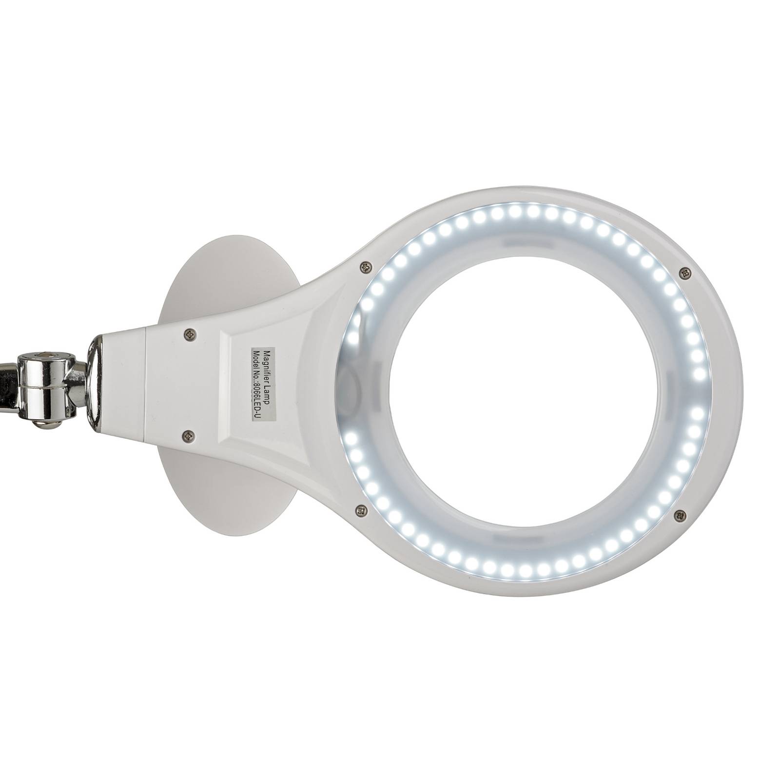 Led klemlamp maulmakro, wit