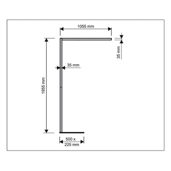 Led vloerlamp maulsirius