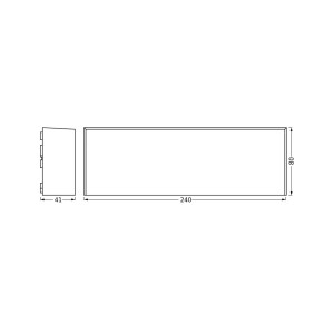 LEDVANCE LED buitenwandlamp Endura Style Ivo, donkergrijs