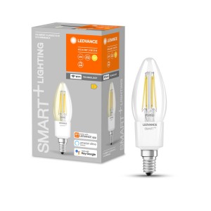 LEDVANCE SMART+ WiFi filament Candle 40 E14 4W 827