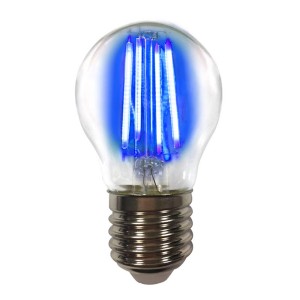 LIGHTME Gekleurd licht E27 4W LED lamp filament, blauw