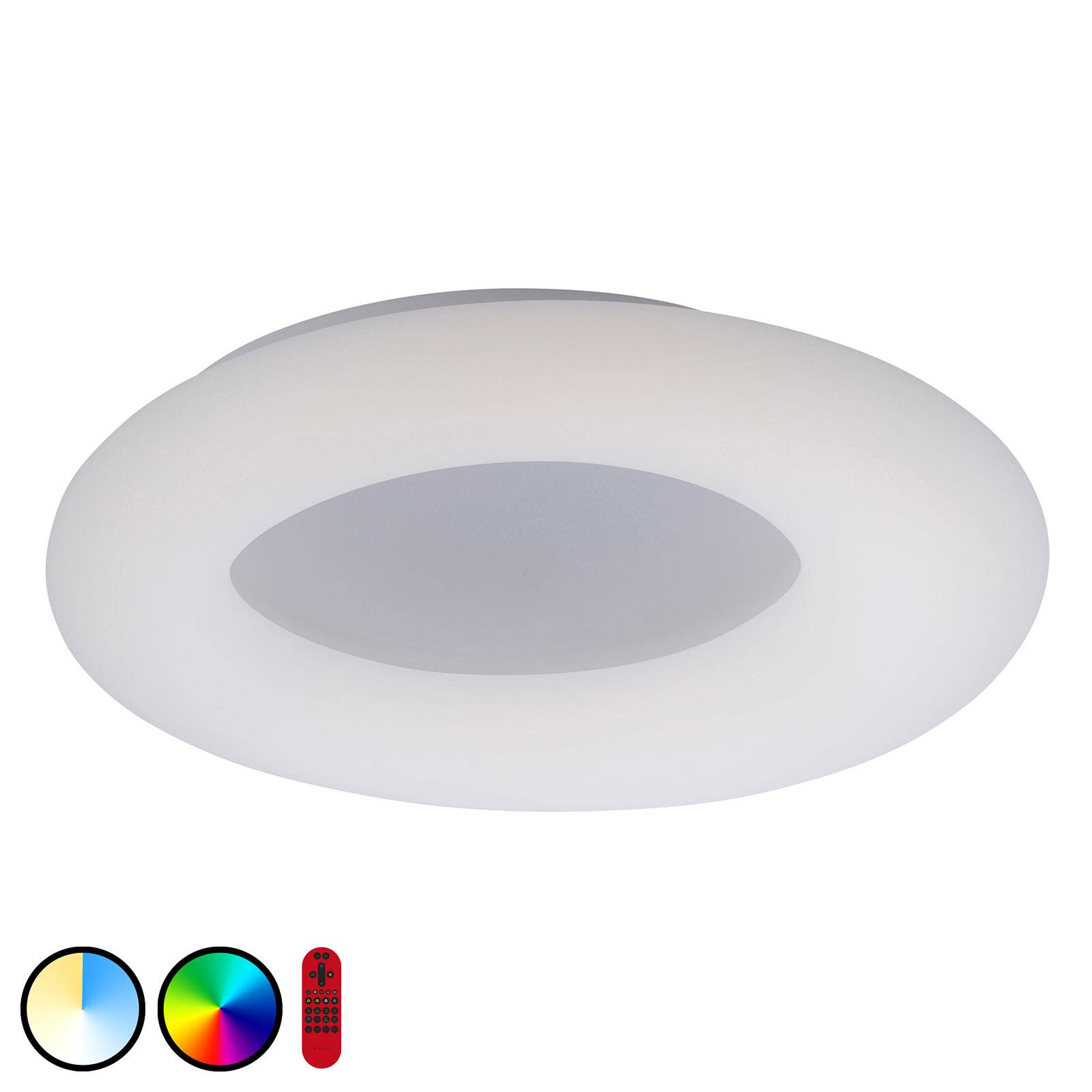 Lola smart led plafondlamp lolasmart donut, ø 60 cm