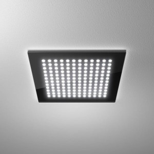 LTS Domino Flat Square LED downlight, 26 x 26 cm, 22 W