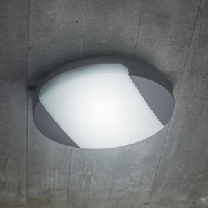 LUTEC LED buitenwandlamp Sweep lichttemperatuur instelb.