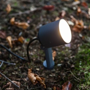 LUTEC LED grondspies lamp Explorer met Spotkop