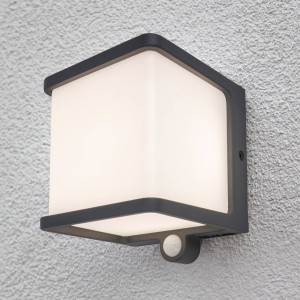 LUTEC LED solarwandlamp Doblo met bewegingsmelder