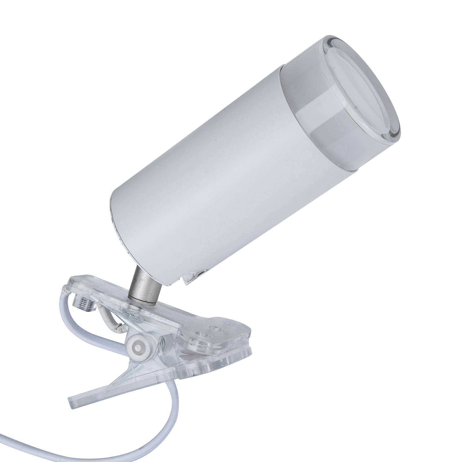 Lutec led spot klipa met rgbw-kleurverandering, wit