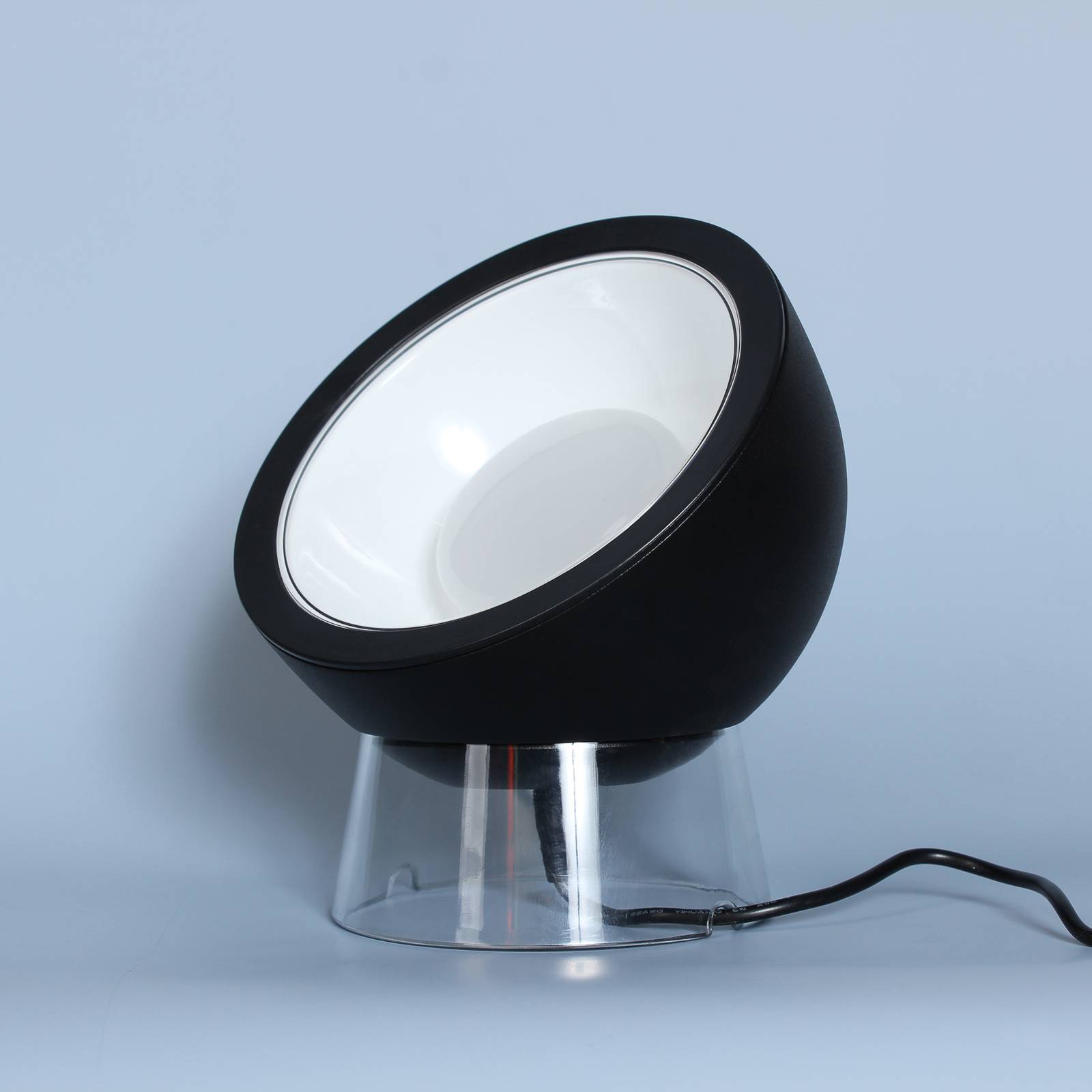 Lutec led tafellamp globe met rgbw-functie, zwart