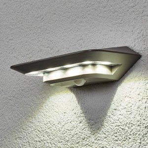 LUTEC Solar-wandlamp GHOST met bewegingssensor