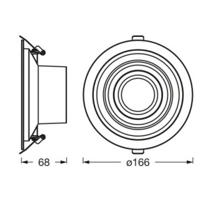 Ledvance Decor Filament Echo LED downlight