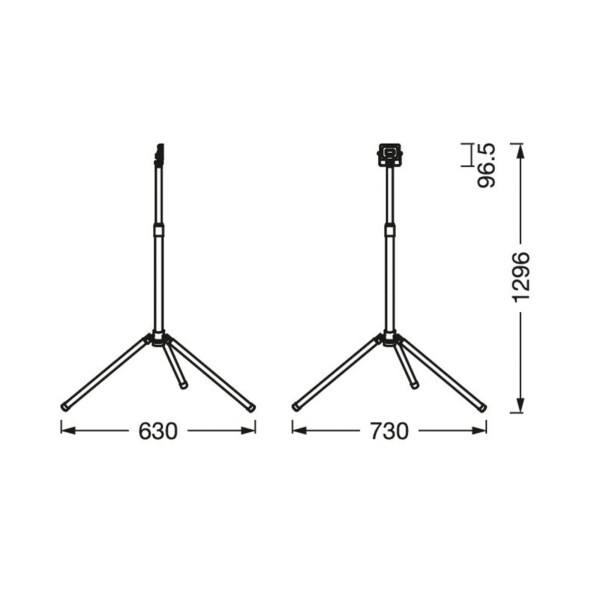 Ledvance led-worklight value tripod 1-lamp 10w