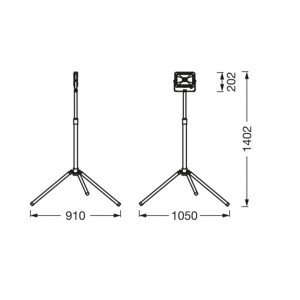 Ledvance LED-Worklight Value Tripod 1-lamp 30W