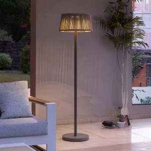 Les Jardins LED solar vloerlamp Rop&Strip, in hoogte verstelbaar, 500 lm