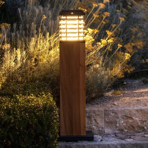 Les Jardins LED tuinlamp op zonne-energie Tekura Duratek grijs