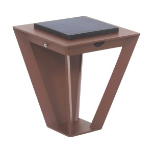 Les Jardins LED wandlamp solar Metro met sensor, corten