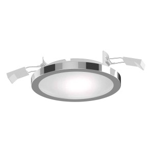 Lightme LED inbouwspot Aqua Pur Ø11,2cm chroom