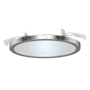 Lightme LED inbouwspot Aqua Pur Ø14,7cm zilver