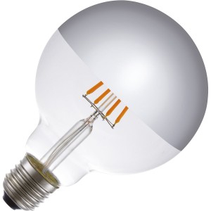 Lighto | LED Kopspiegel Globelamp | Grote fitting E27 Dimbaar | 4W 95mm