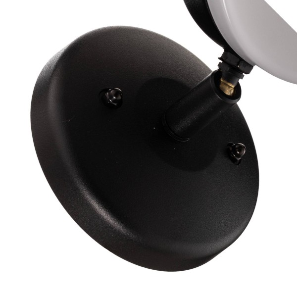 Lindby Amya buitenwandlamp van aluminium rond 3