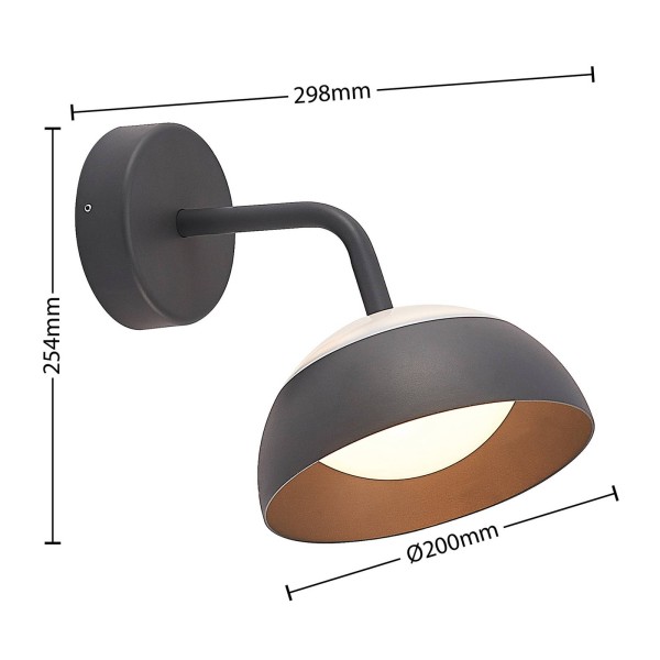 Lindby bexley led buitenwandlamp 2