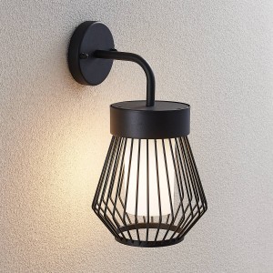 Lindby Buitenwandlamp Vajana in kooivorm