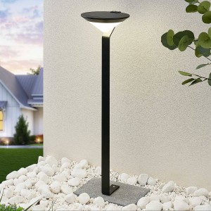 Lindby Clamor LED-solar-tuinpadverl. PIR-sensor