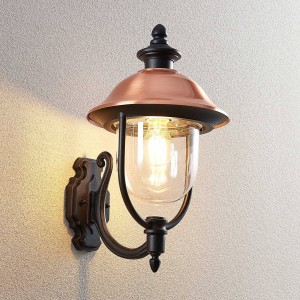 Lindby Clint buitenwandlamp, staande lantaarn