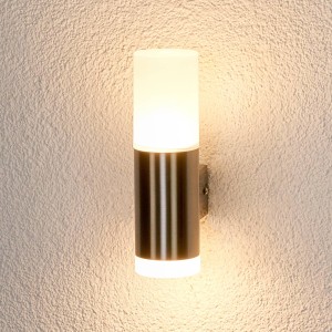 Lindby Gabriel – LED-buitenwandlamp, roestvrij staal