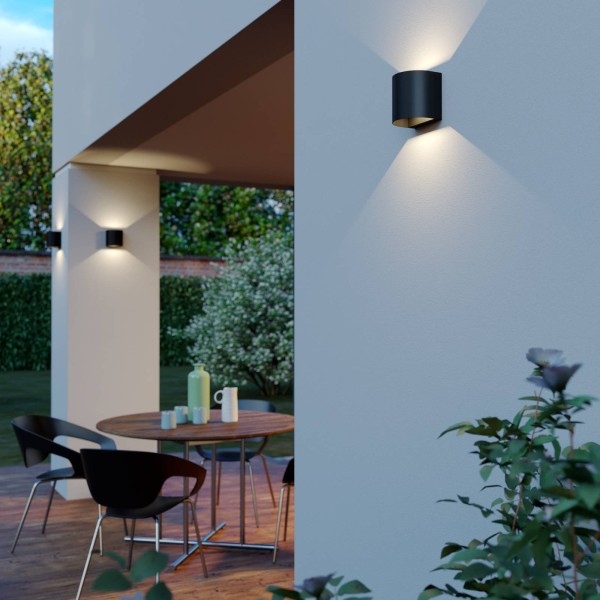 Lindby gladis led buiten wandlamp 2