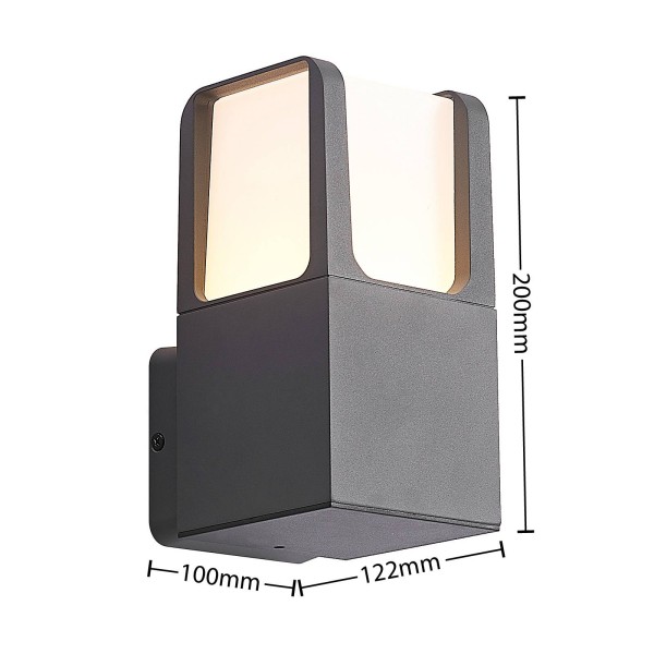 Lindby kudani led buitenwandlamp 2