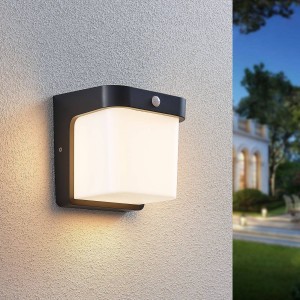 Lindby LED buitenwandlamp Adenike met sensor