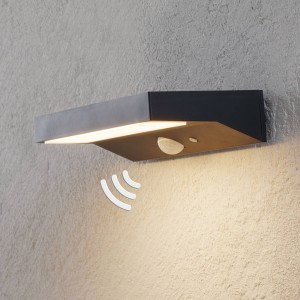 Lindby LED buitenwandlamp Maresia met sensor