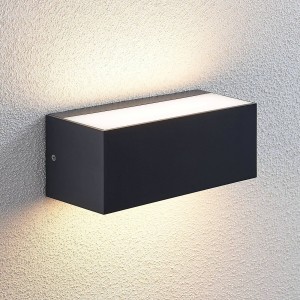 Lindby LED buitenwandlamp Nienke, IP65, 23 cm