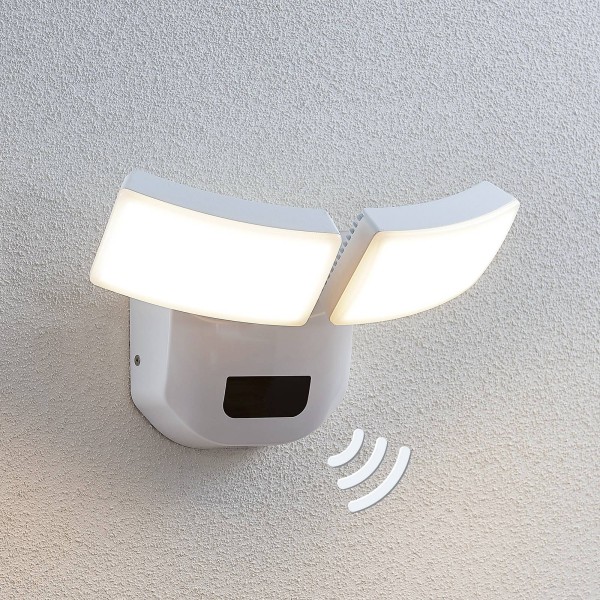 Lindby led buitenwandlamp nikias met sensor